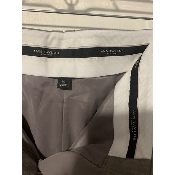 Ann Taylor Pants Gray Wool Blend Womens SIze 10 Casual Workwear Office - Picture 3 of 5